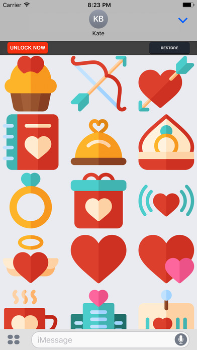 Valentine's Emoji FREE - Love Stickers for Couples screenshot 3