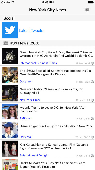 New York City News with notifications FREE screenshot 2