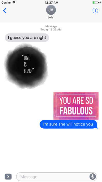 Watercolor Quotes Stickers screenshot 4