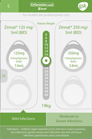 GSK Antibiotic Dosage Calculator screenshot 3