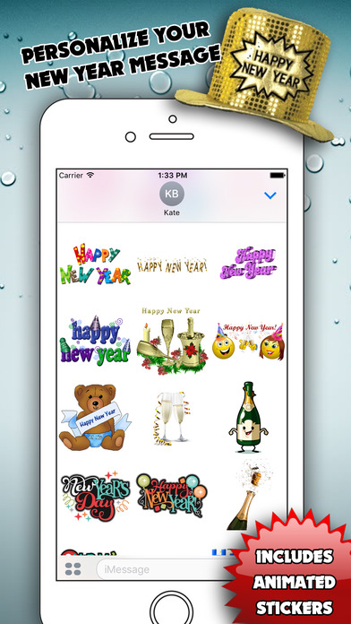 Happy New Year for iMessage screenshot 3