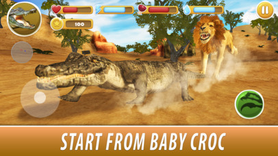 African Crocodile Attack 3D screenshot 2