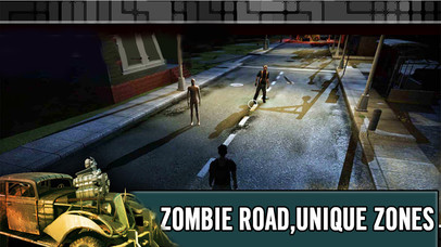 Zombie Road Highway:Free racing & shooting games screenshot 4