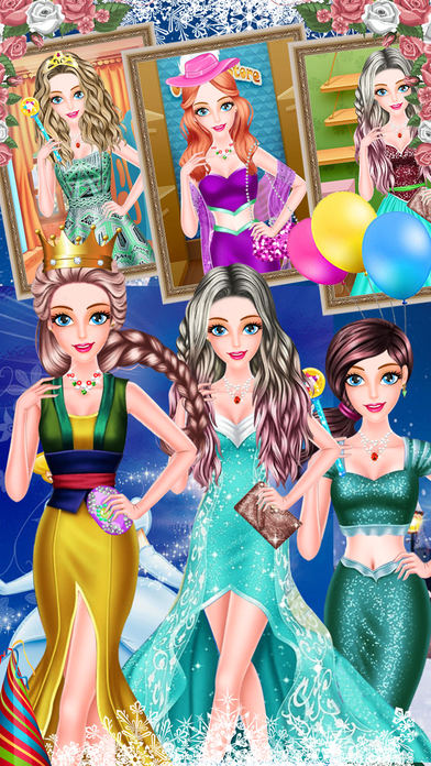 Winter Fashion show - Make up game for girls screenshot 4