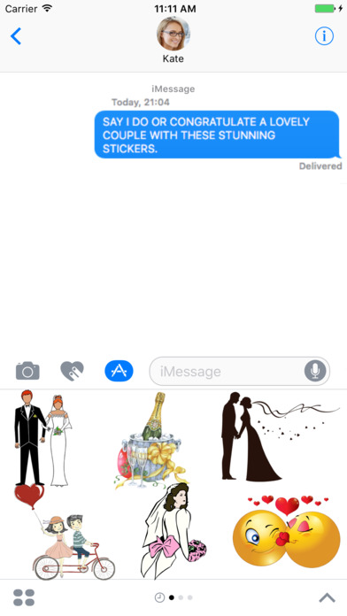 Wedding Celebration Sticker pack screenshot 2