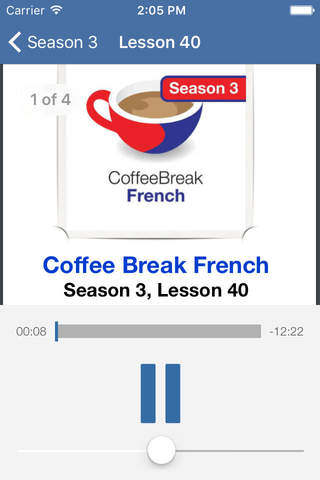 Coffe Break French - Radio Lingua Network - audio screenshot 4