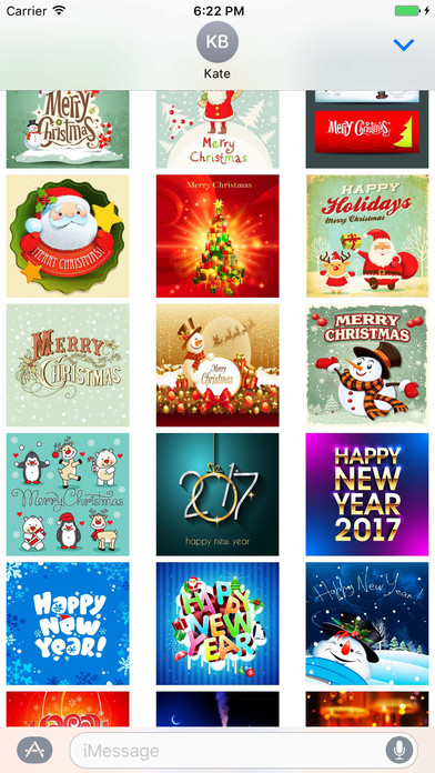 Merry Christmas & Happy New Year Sticker Keyboard screenshot 2