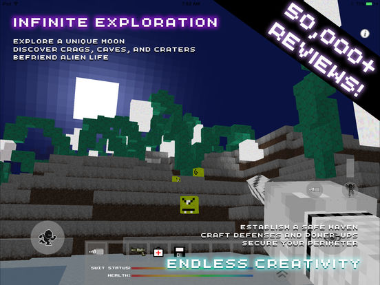 Screenshots of lunacraft for iPad
