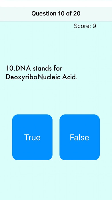 Higher Biology Quiz screenshot 3