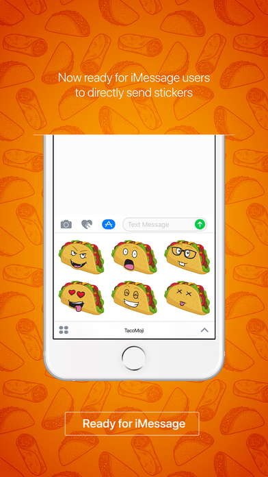 TacoMoji - taco emoji & stickers for restaurant screenshot 3