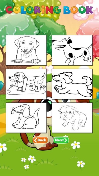Cute Dogs Coloring book For Kid screenshot 4