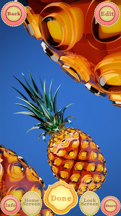 Pineapple HD Wallpaper - Cool Backgrounds Themes screenshot 4