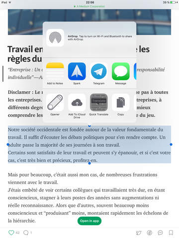 Quick Translate – Translate text inside apps screenshot 2