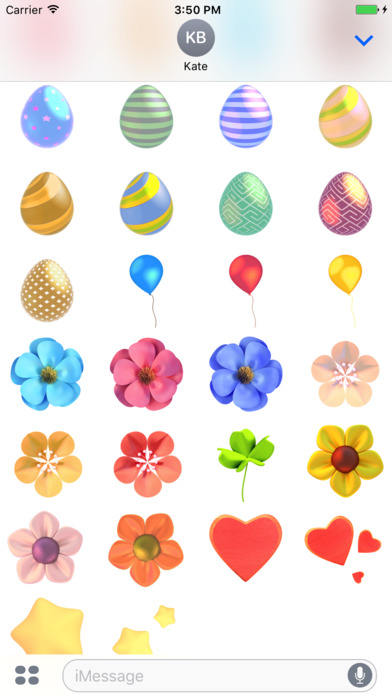 Cute Easter Stickers screenshot 4