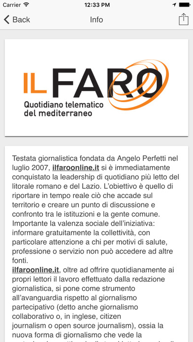 Il Faro Online screenshot 2
