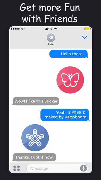 Animal Stamp Stickers by Kappboom screenshot 2