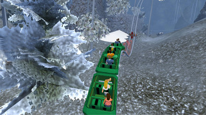 Real Mountain Snow Roller Coaster screenshot 4