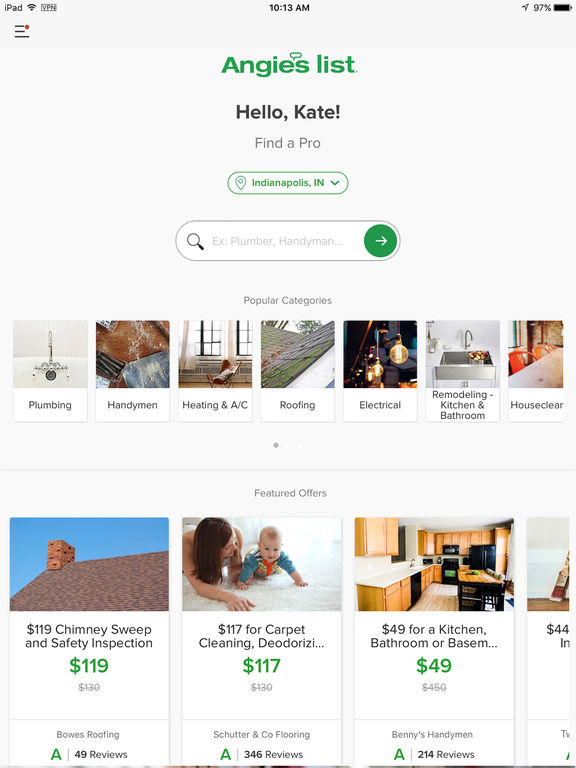 Angie’s List on the App Store