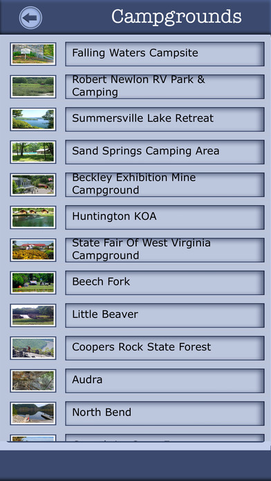 West Virginia Camping & Hiking Trails screenshot 2