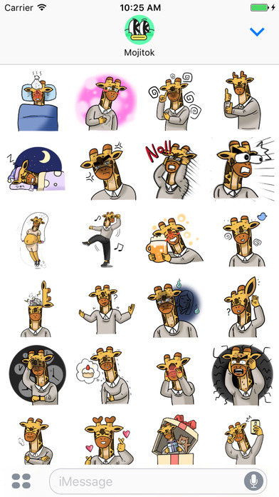 Mr.Giraffe Stickers screenshot 2