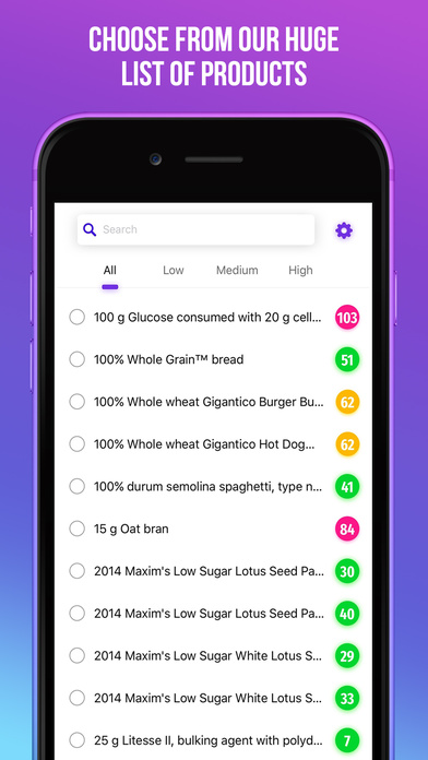 Glycemic Index Tracker Pro - Low Carb Diet Manager screenshot 2