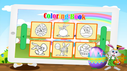 Easter Eggstravaganza and Rabbit coloring for kids screenshot 4