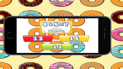 Math Donut Game:  matching sight word games screenshot 4