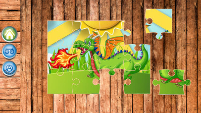 Dream Dragons Jigsaw Puzzle Work for Kids screenshot 2