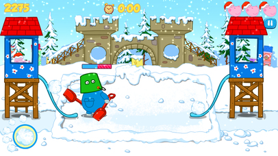 Funny Kids Snowball Battle screenshot 3