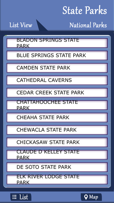 Alabama State Parks Offline Guide screenshot 2