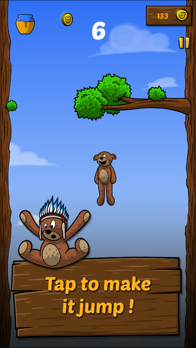 Teddy Jump : The bounding bear screenshot 2