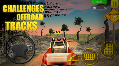 Mountain Drive Pickup Driving Sim 3D screenshot 3