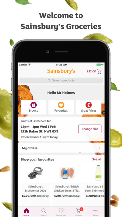 Sainsbury's christmas delivery slots 2018