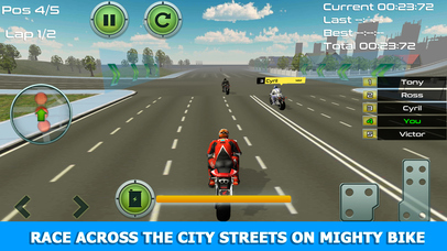 Real Moto Bike Driving 3D screenshot 2