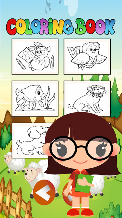 Lite coloring book toddlers games pet pets animals screenshot 4