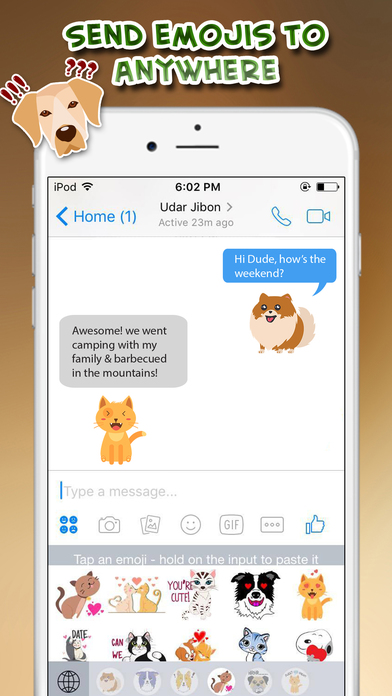 Petmoji- Kitty and Puppy Emoji Keyboard screenshot 3