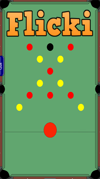 Flicki : 2 Player Pool and Carrom Style Game screenshot 2