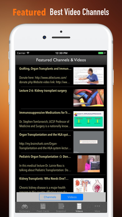 Organ Transplants Glossary-Study Guide and Terms screenshot 3