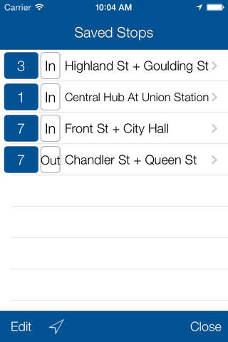 Transit Stop:WRTA Bus Tracker. screenshot 4