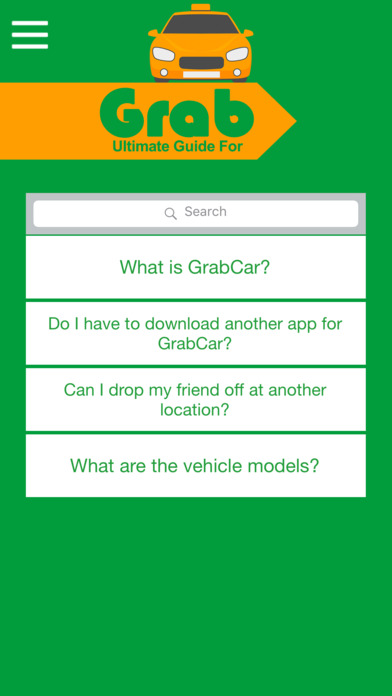 Ultimate Guide For Grab - Car, Taxi, Bike Booking screenshot 3