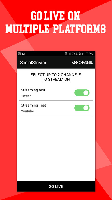 Live Stream PRO - Multiple Platforms screenshot 2