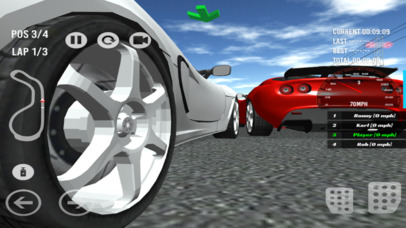Sport car racing 3D screenshot 2