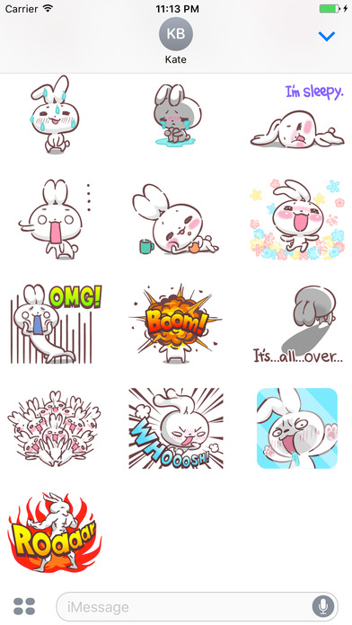 Koi Bunny Stickers screenshot 3