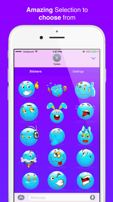 Cool Sticker Emoji for iMessage screenshot 2