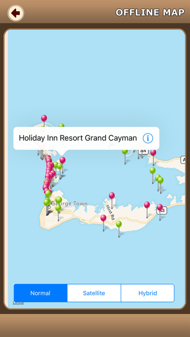 Cayman Island Offline Map Explorer screenshot 3