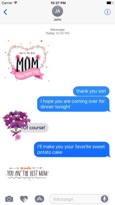 Animated Mother's Day Stickers screenshot 3