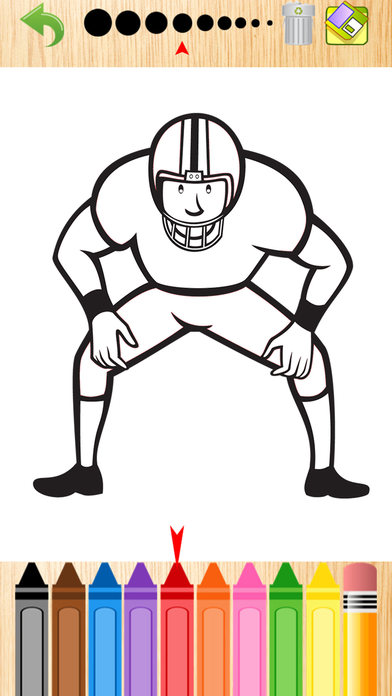 Football Team Coloring Pages Games screenshot 4