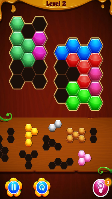 Hexa Puzzle Blast - Fit Color Bricks Block Logic screenshot 2