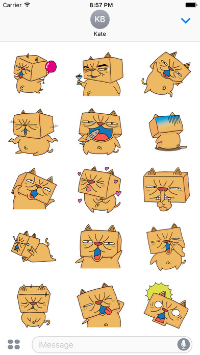 Oscar the Cat. Stickers by Design73 screenshot 2