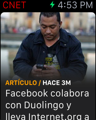 Captura de pantalla del iPhone 1